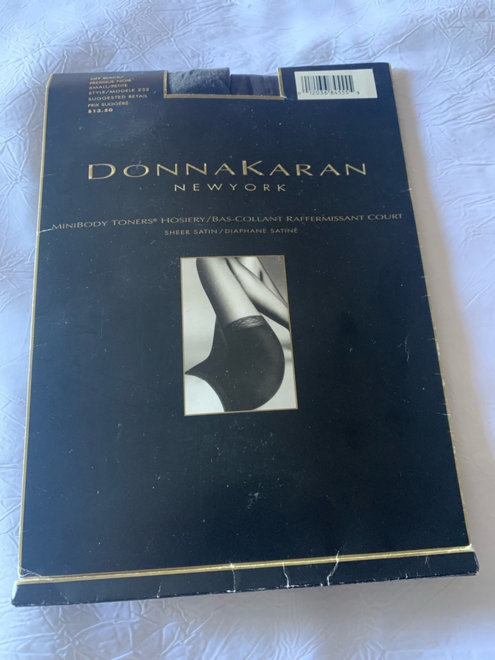 Donna Karan New York Minibody Toners  Hosiery - off Black, size small/ petite